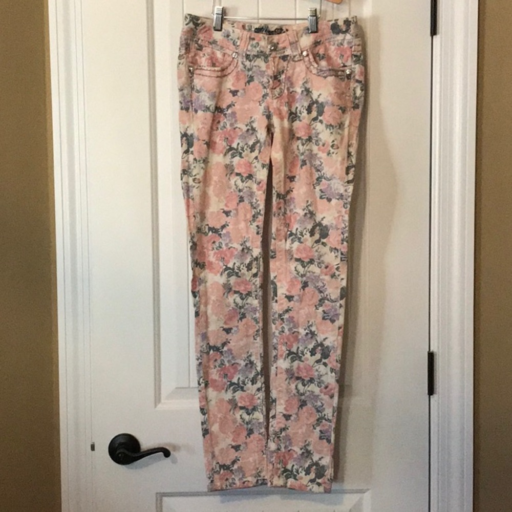 Miss Me Floral Jeans